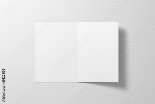 Bi fold Brochure Flyer Mockup