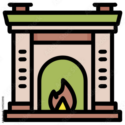 Fireplace mantel