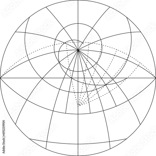 Scientific Diagram Vector Drawing photo
