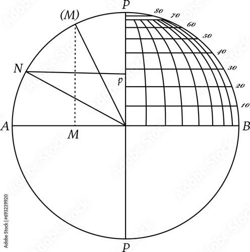 Scientific Diagram Vector Drawing