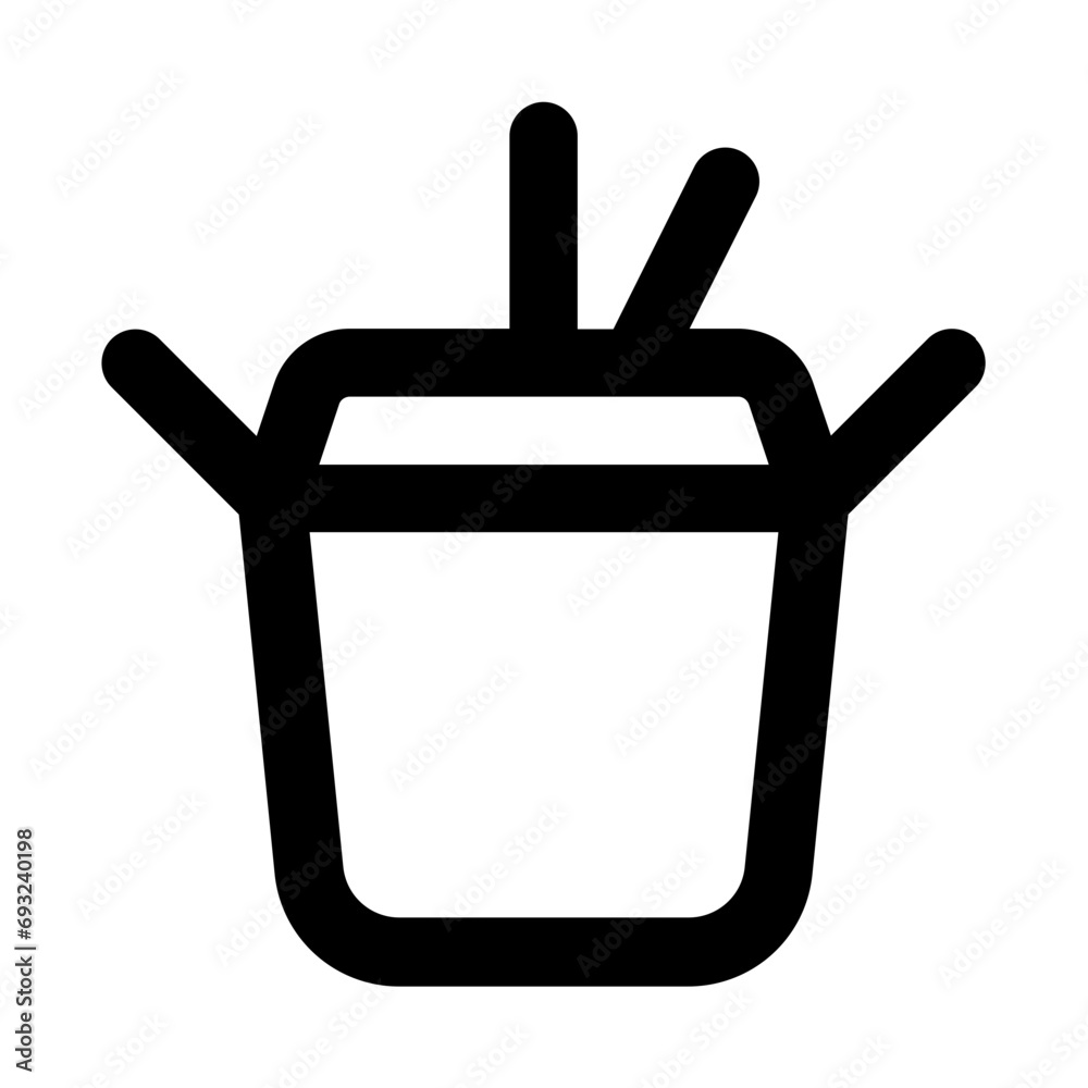 Obraz premium Food Line UI Icon