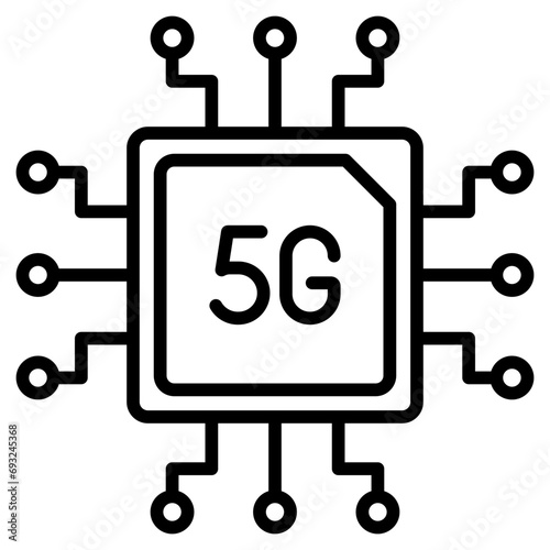 5G Chipset icon