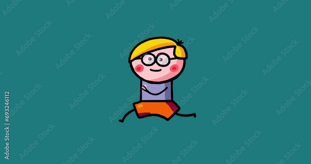 Kid cartoon character animated Yanec boy isolated stand run stop. Moving child serie transparent. Useful content presenter no background.
Kid cartoon character animated Yanec boy isolated stand run stop. Moving child serie transparent. Useful content presenter no background.