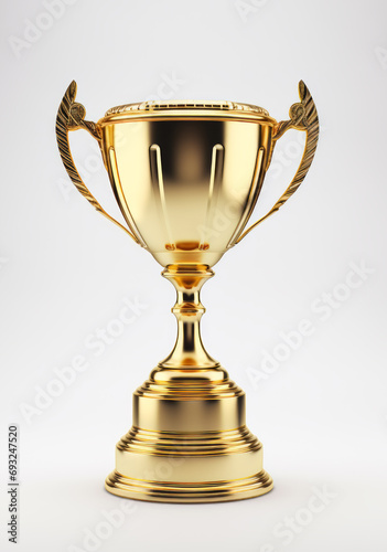Beautiful golden Trophy