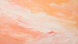 Closeup of a minimalistic pastel peach canvas, enhanced by subtle Peach Fuzz strokes for a serene atmosphere.