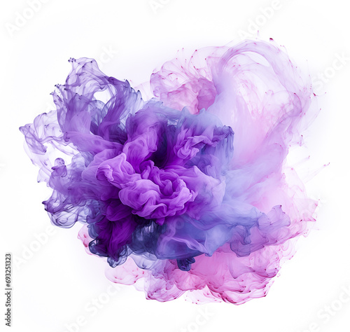 Abstract pink party fog. Isolated blue, teal, purple , aqua smoke cloud or think cloud. 3D special effects fog clouds graphic for white background, magic birthday clip art by Vita