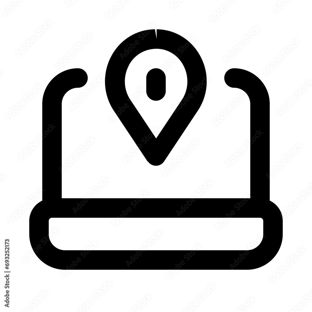 Location Line UI Icon