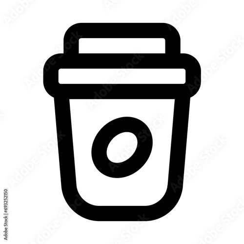Coffee Line UI Icon