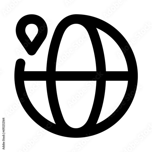 Everywhere Line UI Icon