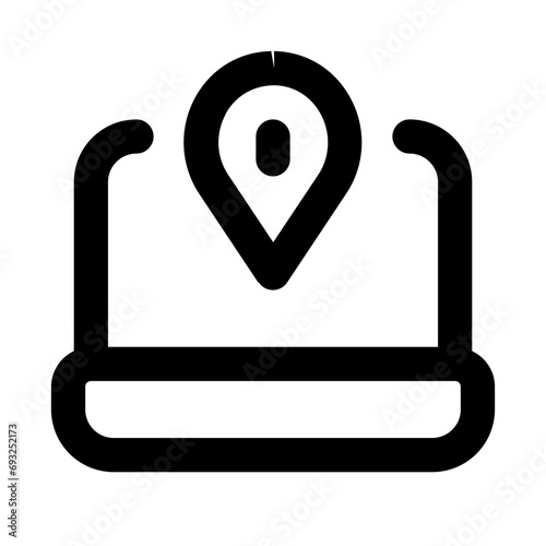 Location Line UI Icon