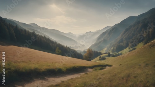 Vintage Landscape Background Very Cool