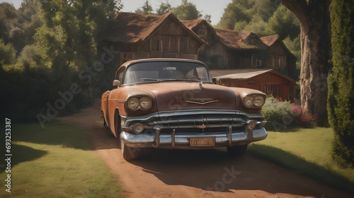 Vintage Landscape Background Very Cool