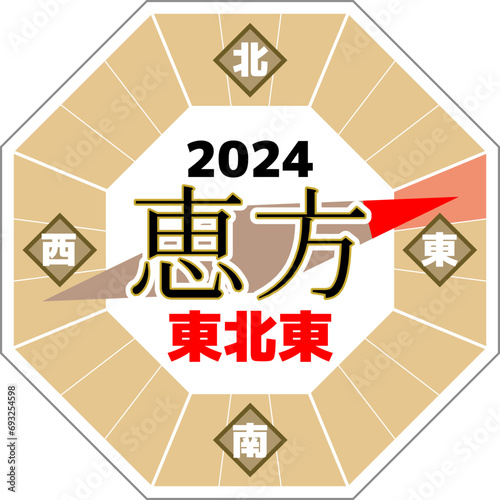 2024年節分の恵方方位