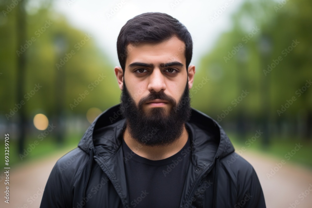 Man serious face portrait outdoor Man serious face portrait outdoor