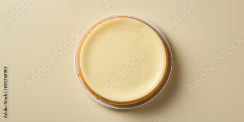 Cheesecake on a soft surface