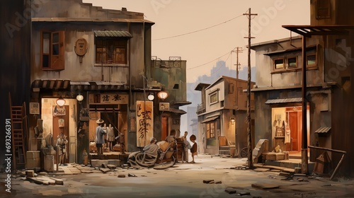 Old streets in China