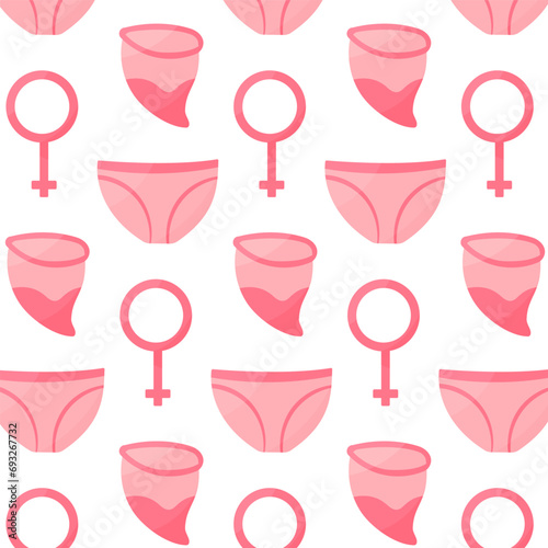 feminine hygiene panties bowl blood pattern textil photo