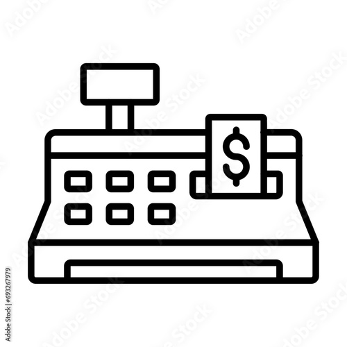 Cashier Machine Icon