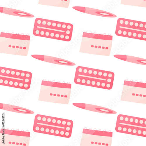 feminine hygiene calendar i test pills pattern