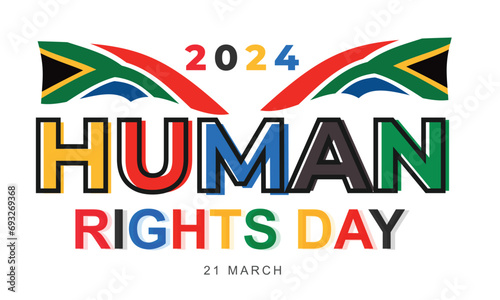 South Africa Human Rights Day. background, banner, card, poster, template. Vector illustration.