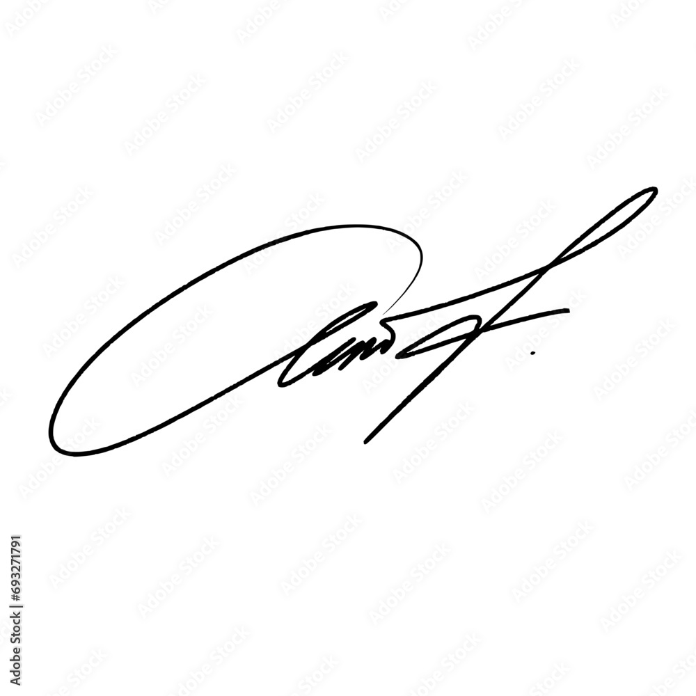 Abstract Signature initial letter C. Vector image with black writing and transparent background. Abstract Signature initial letter C. Vector image with black writing and transparent background.