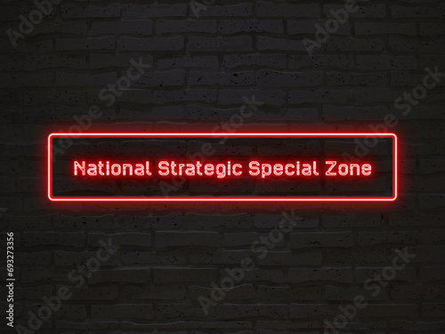 National Strategic Special Zone のネオン文字