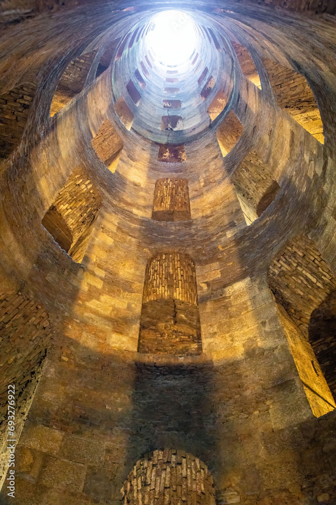 Famous Well of Saint Patrick in Orvieto Italy