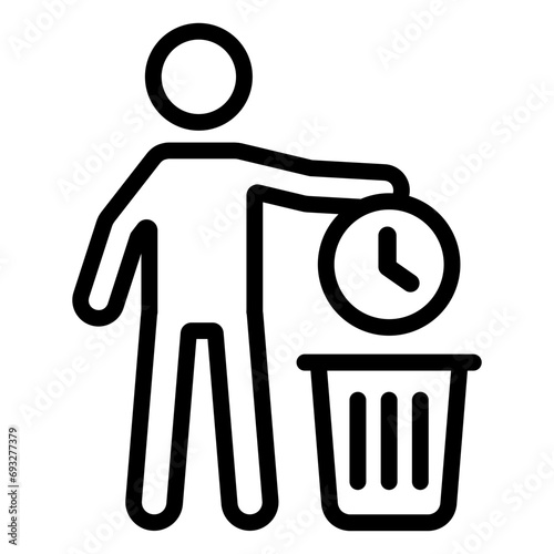 waste time