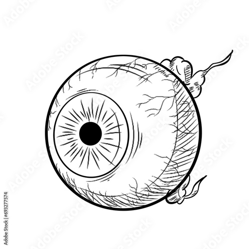 eyeball handdrawn illustration