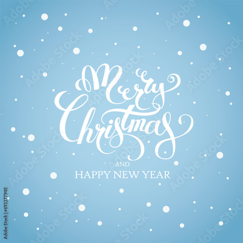 Christmas vector illustration. Christmas greeting card design