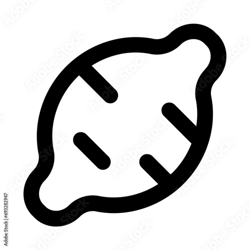 Sweet Potato Line UI Icon