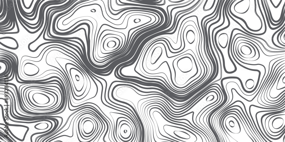 Topographic map contour background. Topo map with elevation. Contour map vector. Geographic World Topography map grid abstract vector illustration.