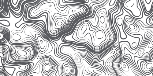 Topographic map contour background. Topo map with elevation. Contour map vector. Geographic World Topography map grid abstract vector illustration.