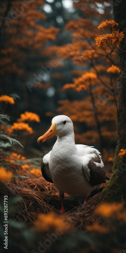 Seagull, albatross, Generative Ai, graypelican photo