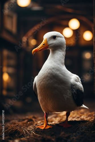 Seagull, albatross, Generative Ai  photo