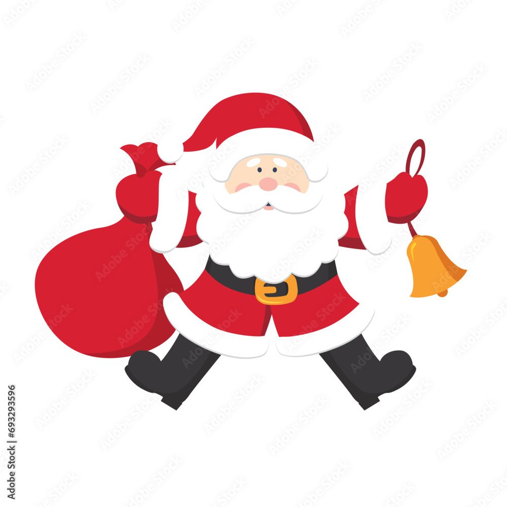 Illustration of Santa Claus vector design Illustration of Santa Claus vector design