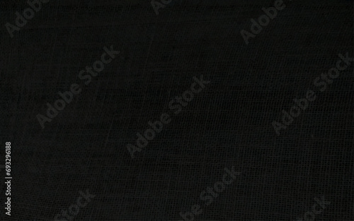 Burlap woven texture seamless. jute background close up macro. Black Burlap texture background.