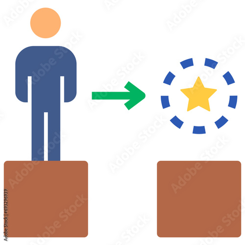 opportunity flat style icon