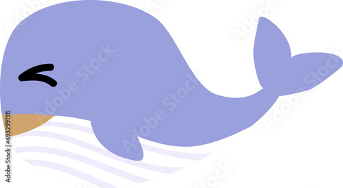 cute whale cartoon