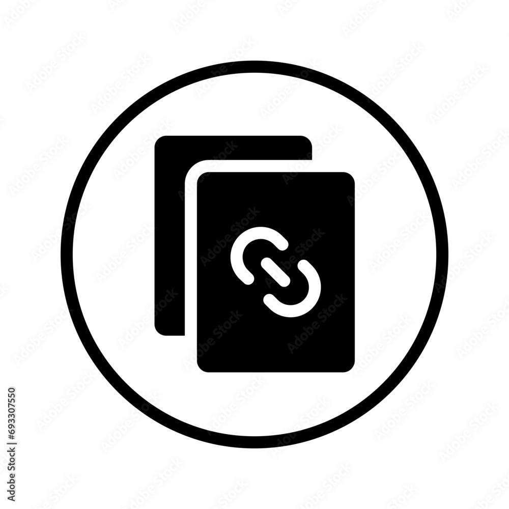 Solid black icon for Copy link Solid black icon for Copy link
