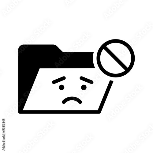 Solid black icon for Oops