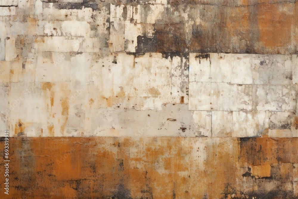 Background of old rusty metal wall texture,  Grunge background