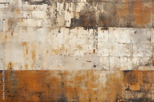 Background of old rusty metal wall texture   Grunge background