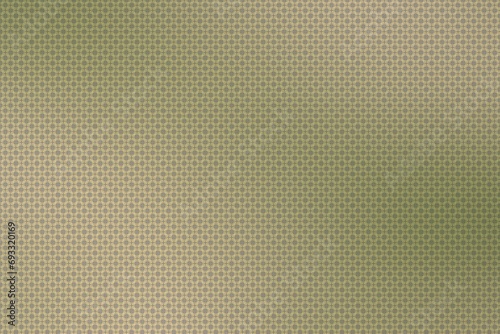 Abstract background with hexagon pattern in green and beige colors