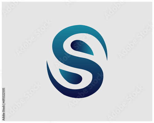 S letter logo design with creative modern monogram logo. Initial letter S logo. S letter alphabet logo design in vector format.