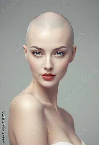 Portrait of a beautiful young woman with clean skin, Beauty, fashion