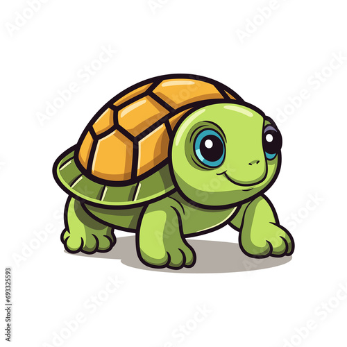 Cute turtle hand drawn for t shirt