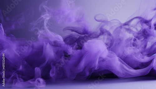 Ethereal purple smoke curls against a dark background  perfect for moody or mystical themes.