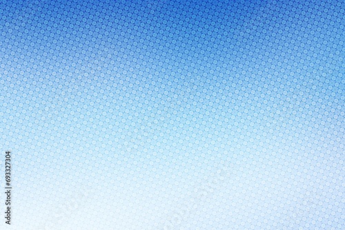 Blue background with a pattern of hexagons and a place for text