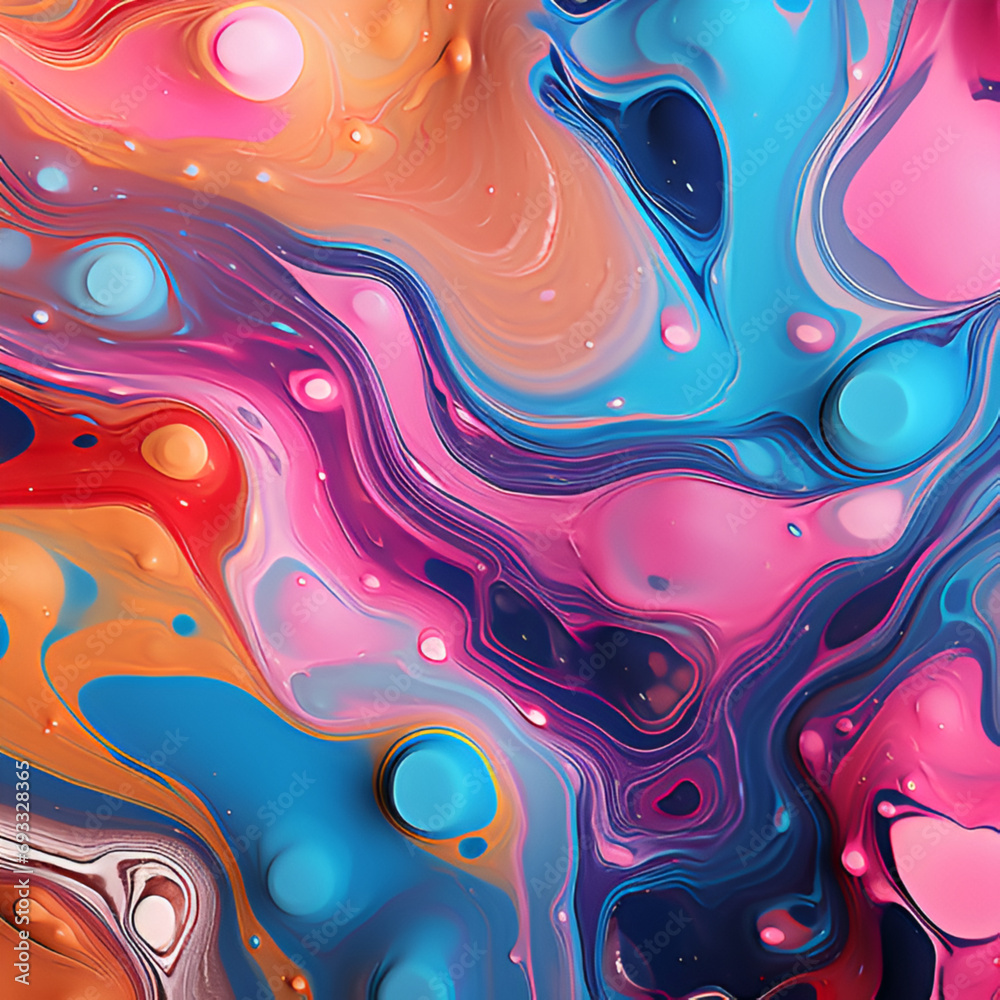 Liquid Color design background generated by AI Liquid Color design background generated by AI